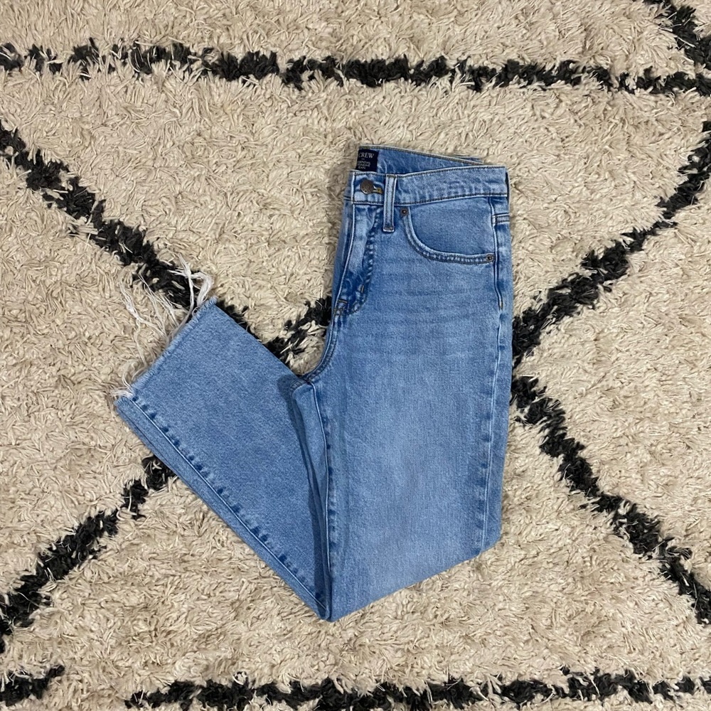 J.Crew High Rise Essential Straight Jeans size 27